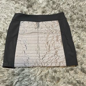 Ralph Lauren Polo Black and Silver Quilted Front Mini Golf Skort Size 2